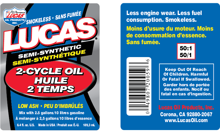 Semi-Synthetic 2-Cycle Oil