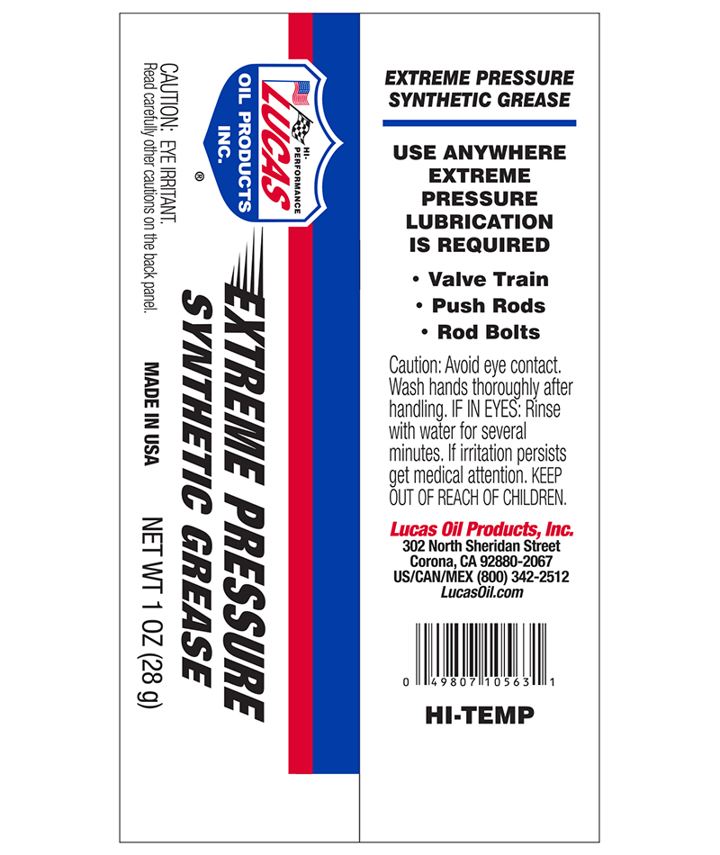 Extreme Pressure Synthetic Grease