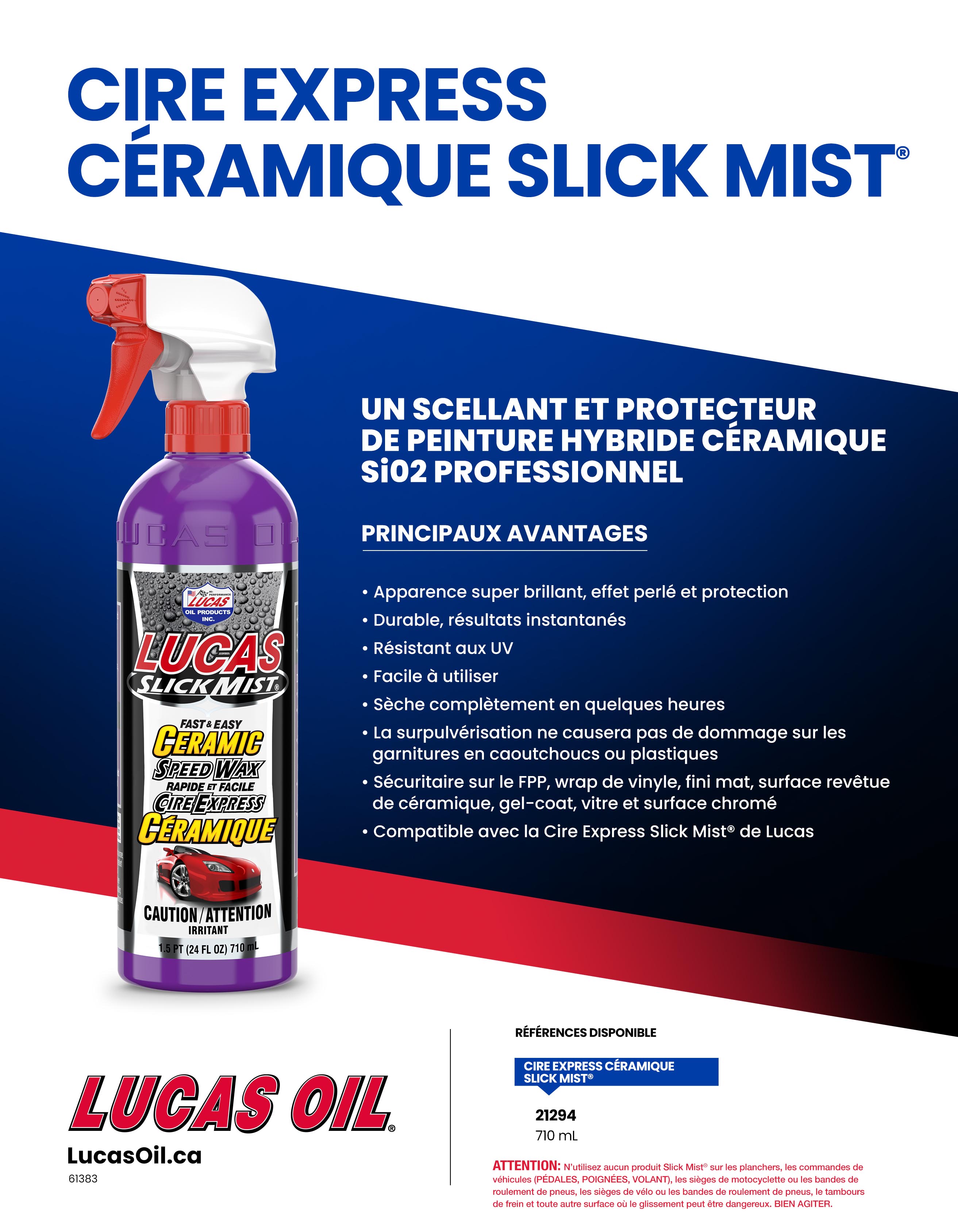Introducing the NEW Lucas Slick Mist Ceramic Speed Wax and how to