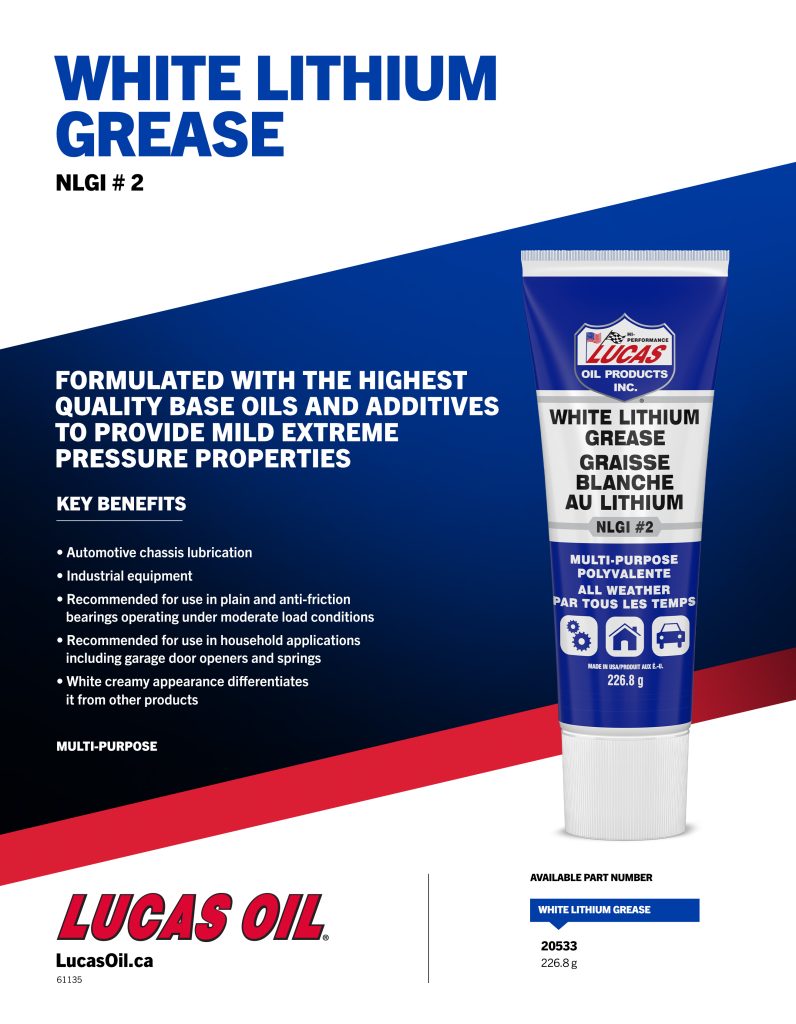 White Lithium Grease flyer