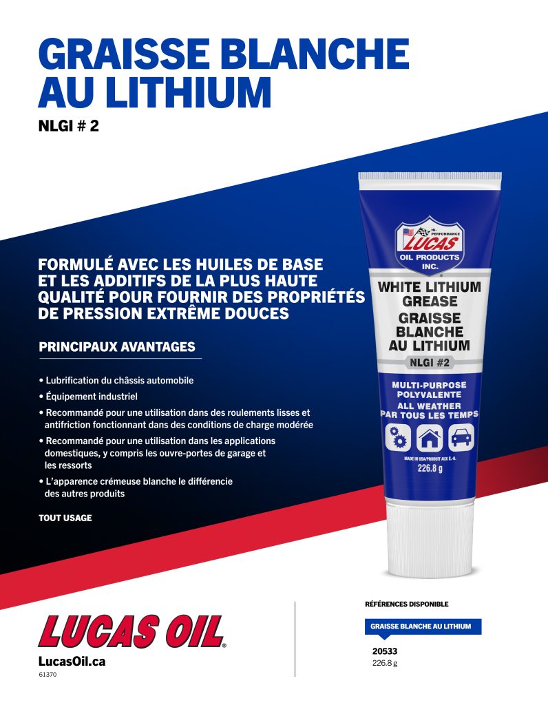 White Lithium Grease flyer